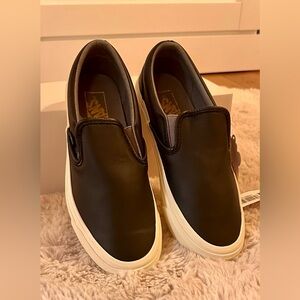 Vans x Aritzia Classic Slip-On Leather Sneaker